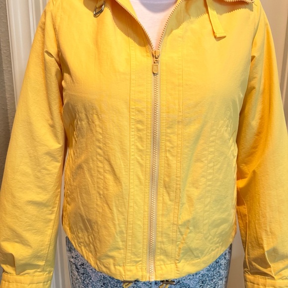Talbots Bright Yellow Utility Jacket - Picture 2 of 3
